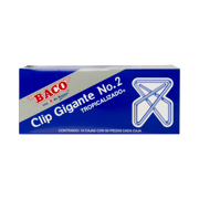 Clip Baco Gigante #2 Zincado Caja c/50 Clips - Vista 7