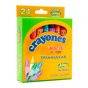 CRAYON BACO TRIANGULAR JUMBO C/24 - Vista 4