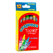 CRAYON STANDARD BACO CON 12 COLORES - Vista 3