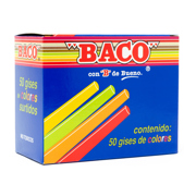 GIS BACO COLORES CAJITA C/50 PIEZAS - Vista 6