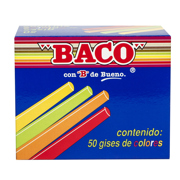 GIS BACO COLORES CAJITA C/50 PIEZAS - Vista 4