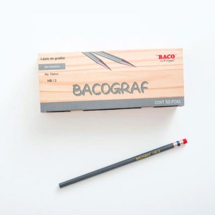 Lapiz baco gris c/50