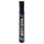 Marcador baco permanente plastico negro c/12