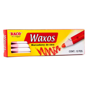 MARCADOR BACO CERA BLANCO C/12 - Vista 5
