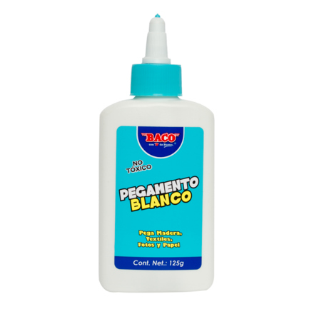 Pegamento blanco baco frasco 125 grs