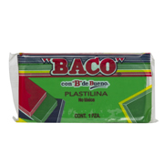 PLASTILINA BACO MARQUETA 180GR VERDE CLARO No.55 - Vista 3