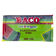 PLASTILINA BACO MARQUETA 180GRS COLOR VERDE LIMON - Vista 3