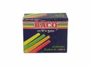 Gis baco colores cajita c/50 piezas