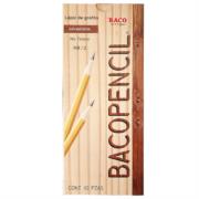 Lápiz baco pencil hb/2 amarillo c/10 pzas
