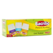 Pintura Baco Bacrílic Acrílica 15ml Color Verde Esmeralda C/10 Pzas - Vista 4