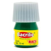 Pintura Baco Bacrílic Acrílica 15ml Color Verde Esmeralda C/10 Pzas - Vista 3