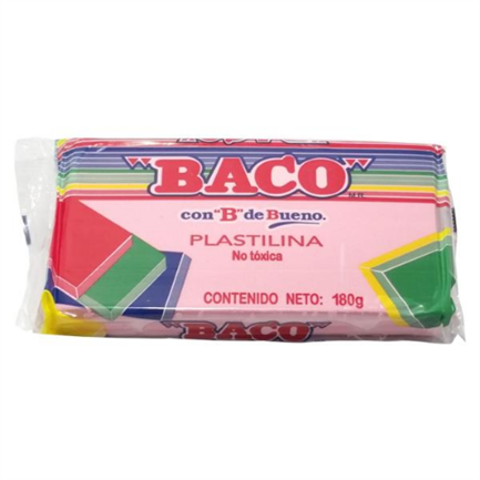 Plastilina baco marqueta 180gr rosa no.53
