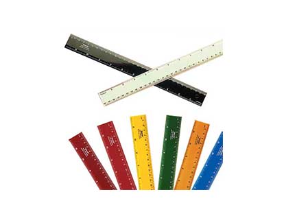 Regla baco negra 30cms