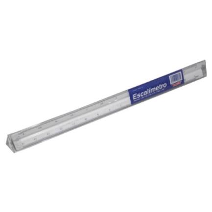 Escal&iacute;metro baco rg021 30cm 6 escalas colores surtidos cart&oacute;n colgante