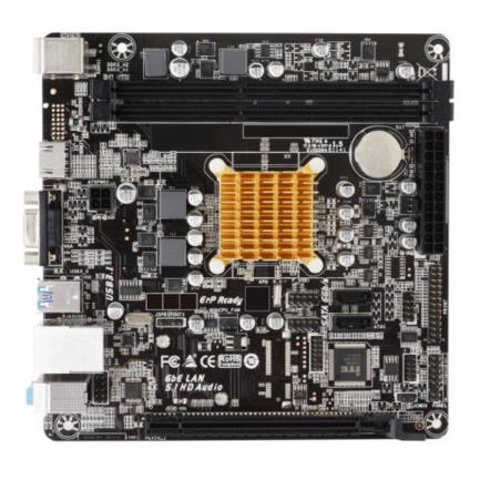Tarjeta madre biostar a68n-2100k amd e1-6010 dual core 1.35ghz 2xddr3 16gb 1333mhz pcie 2.0 sata 1xhdmi 1xvga mini itx
