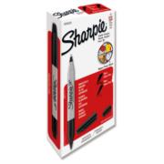 MARCADOR SHARPIE TWIN TIP PERMANENTE NEGRO C/12 PZ - Vista 3