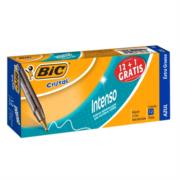 Bolígrafo BIC Cristal Intenso Punto Extra Grueso 1.6mm Color Azul C/12 Pzas - Vista 4