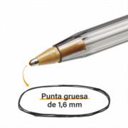 Bolígrafo BIC Cristal Intenso Punto Extra Grueso 1.6mm Color Rojo C/12 Pzas - Vista 11