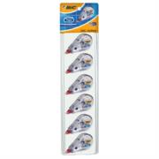 Cinta correctora bic mini tape c/6 pzas