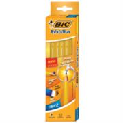 Lápiz BIC Evolution HB2 Hexagonal Amarillo C/12 Pzas - Vista 3