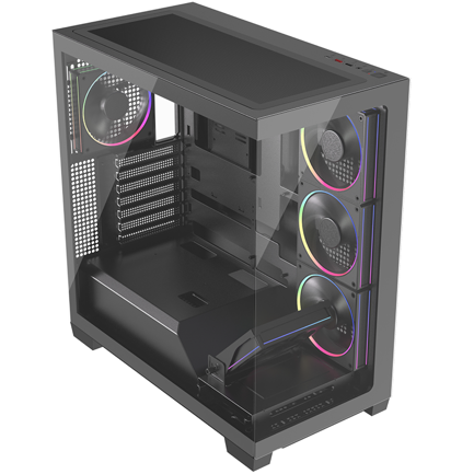 Gabinete Gamer Balam Rush Media Torre Tank Polar 7900 / Legend Negro - Vista 12