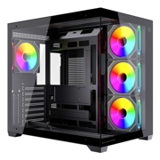 Gabinete Gamer Balam Rush Media Torre Tank Core Ultra GM925 Negro - Vista 8
