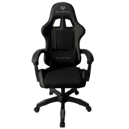 Silla Gamer Balam Rush Power V2 Black Ed Tela Automotriz Reposabrazos 4D Soporta 120kg Clase 3