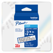 Cinta Laminada Brother Estandar Texto negro sobre cinta transparente de 18mm x 8m - Vista 2