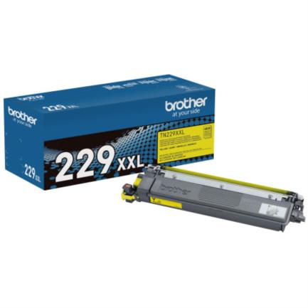Cartucho De Toner Brother Súper Alto Rendimiento Color Amarillo 4000 Páginas