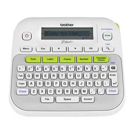 Rotulador electrónico brother p-touch pt-d210 inalámbrico laminado transferencia térmica manual/escritorio