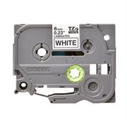 Cinta brother tz211 laminada negro sobre blanco 6mmx8m pt1400/9500c/1750