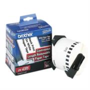 Cinta etiquetadora brother dk4205 continua removible blanca 62mmx30.4m 300 etiquetas