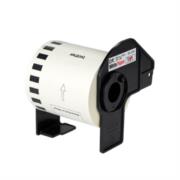 Cinta Etiquetadora Brother DK2251 Papel Negro y Rojo sobre Blanco Longitud Continua 62mmx15.2m QL-800/810W/820NWB - Vista 4