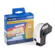 Etiquetas Brother DK1203 Papel Blanco Precortado 17mmx87.1mm 300 Etiquetas - Vista 3