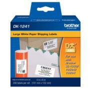 Etiquetas Brother DK1241 Precortada Papel Blanco 101mmx152mm 200 Etiquetas - Vista 3