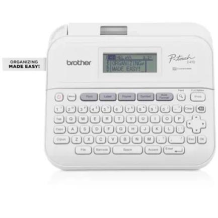 Rotulador electr&oacute;nico brother p-touch ptd410 inal&aacute;mbrico 180 dpi laminado transferencia t&eacute;rmica escritorio
