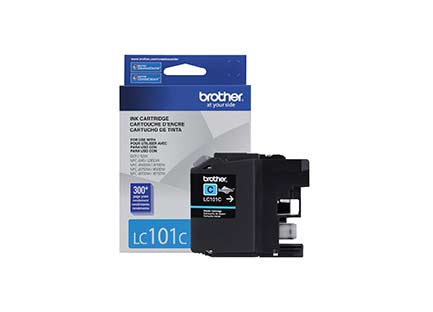 Tinta brother lc101bk rendimiento 300 p&aacute;ginas color cian