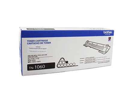 Tóner brother tn1060 rendimiento 1000 páginas hl1112 color negro