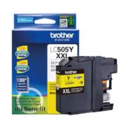 Tinta Brother LC505Y Súper Alto Rendimiento Hasta 1300 Páginas Color Amarillo - Vista 3