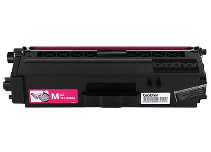 T&oacute;ner brother tn336m rendimiento 3500 p&aacute;ginas color magenta