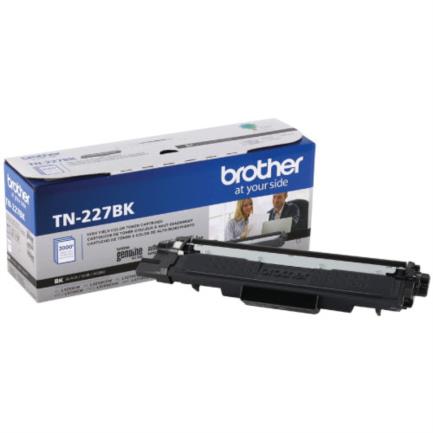 Tóner brother genuine tn-227bk alto rendimiento 3000 páginas color negro