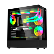 Gabinete Gamer Acteck Media Torre Tank Super 9200TB Max MB ATX Legend Negro - Vista 6