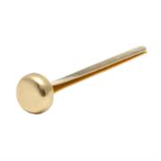 Broche latonado barrilito tipo alemán 30mm c/100 pzas
