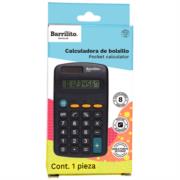 Calculadora Barrilito Bolsillo 8 Digitos 1 Pza - Vista 3
