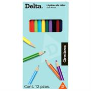Colores Barrilito Delta Redondos Largos C/12 Pzas - Vista 3