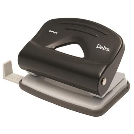 Perforadora barrilito delta 2 orificios color negro