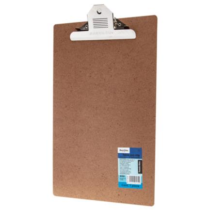 Tabla con clip barrilito madera tama&ntilde;o oficio