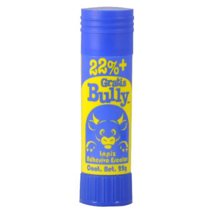Lapiz adhesivo bully 22grs c/12
