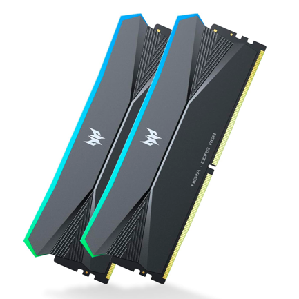 Memoria RAM Biwin Predator DDR5 6400MHz RGB 32GB (2x16GB) Color Negro