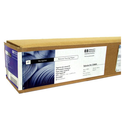 Papel hp 36"x75 ft transparente rollo design jet